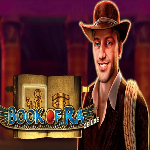 Enjoy Book of Ra Deluxe by Novomatic – logo hosted on captaincookscasinos.fi